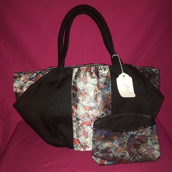 Handbags - Tote l Shopping Bag l Purse & Wallet Set l Black